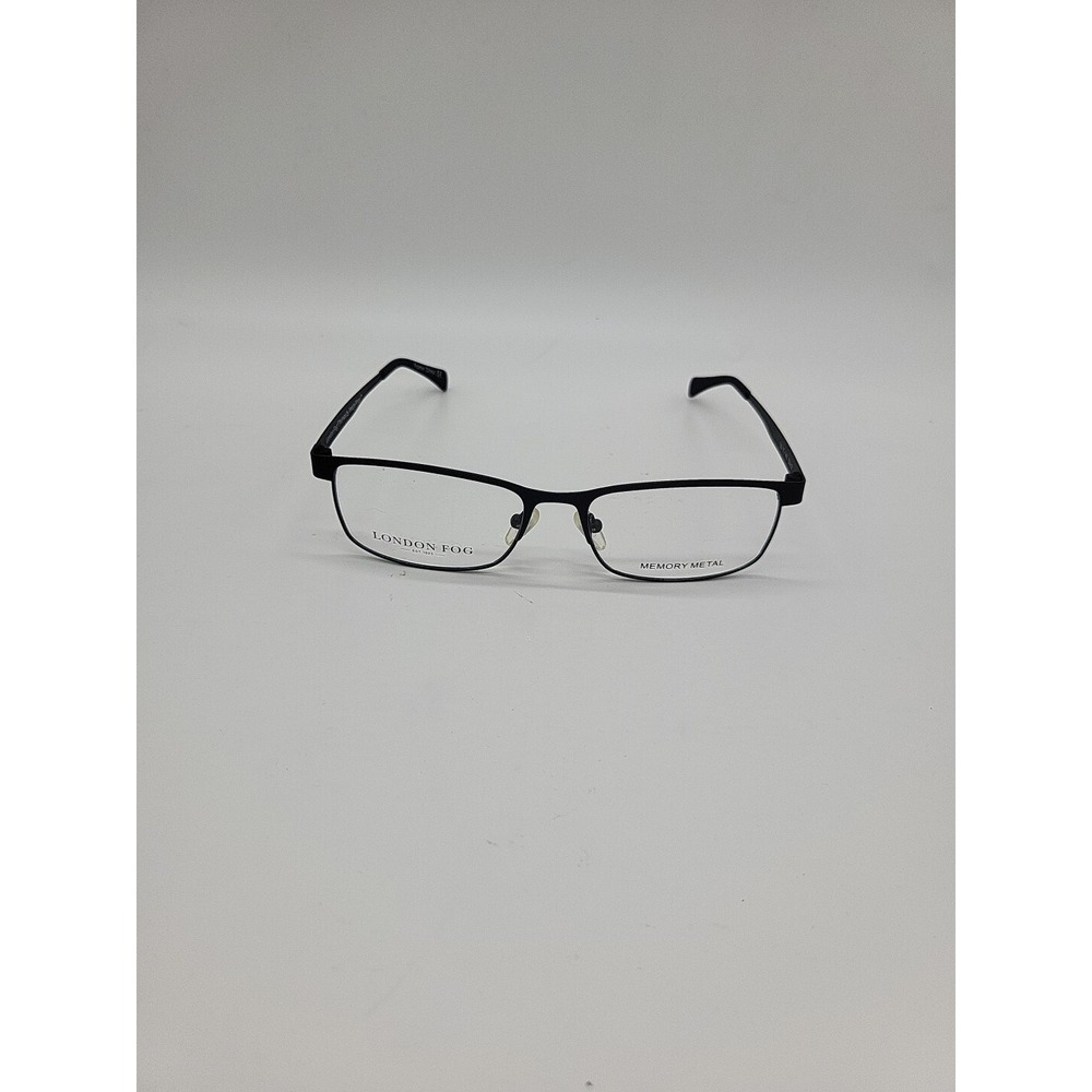 London Fog Beau Eyeglass Frames 56-17-140 Black Eyeglasses